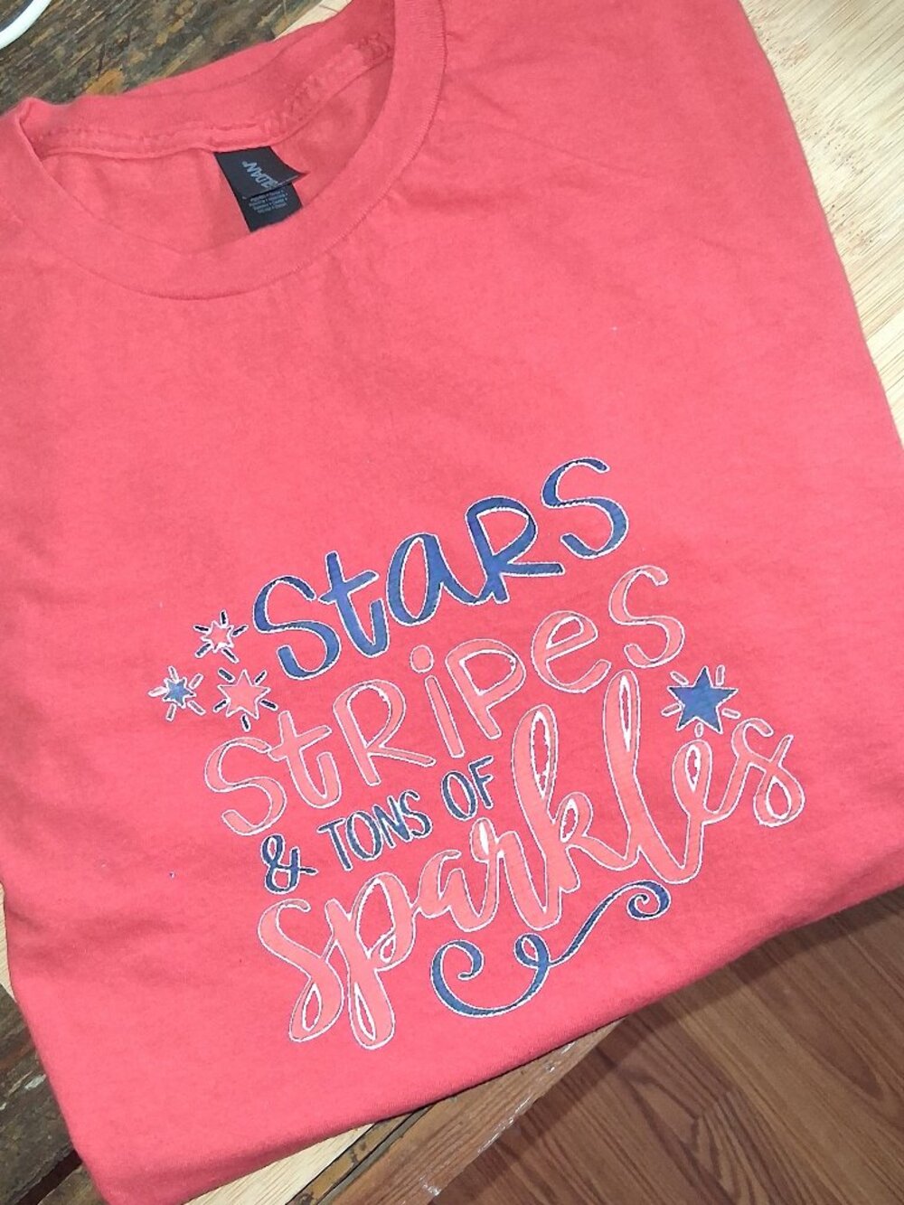 Red 4th of July Tee